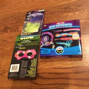 3 Glow in the Dark Activities (Brand New)